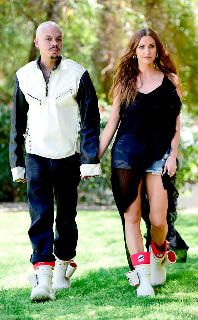 <p>Evan Ross & Ashlee Simpson</p>