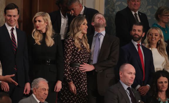 The First Family at the State of the Union, pinless.