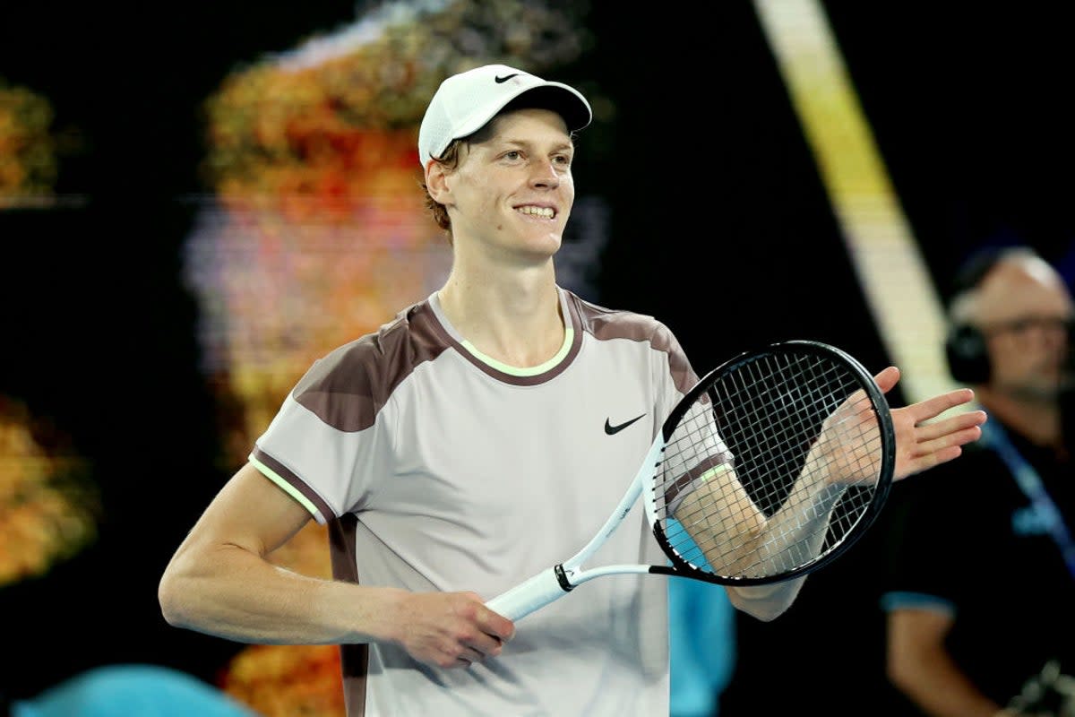 Jannik Sinner is aiming to reach his first grand slam final  (Getty Images)