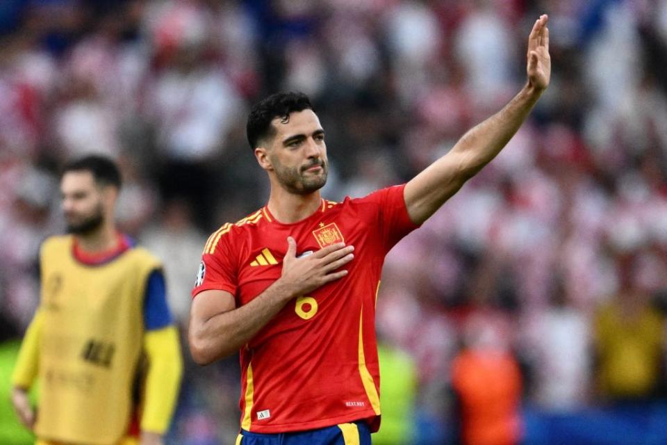 Merino could be headed to Arsenal. (Photo by CHRISTOPHE SIMON/AFP via Getty Images)