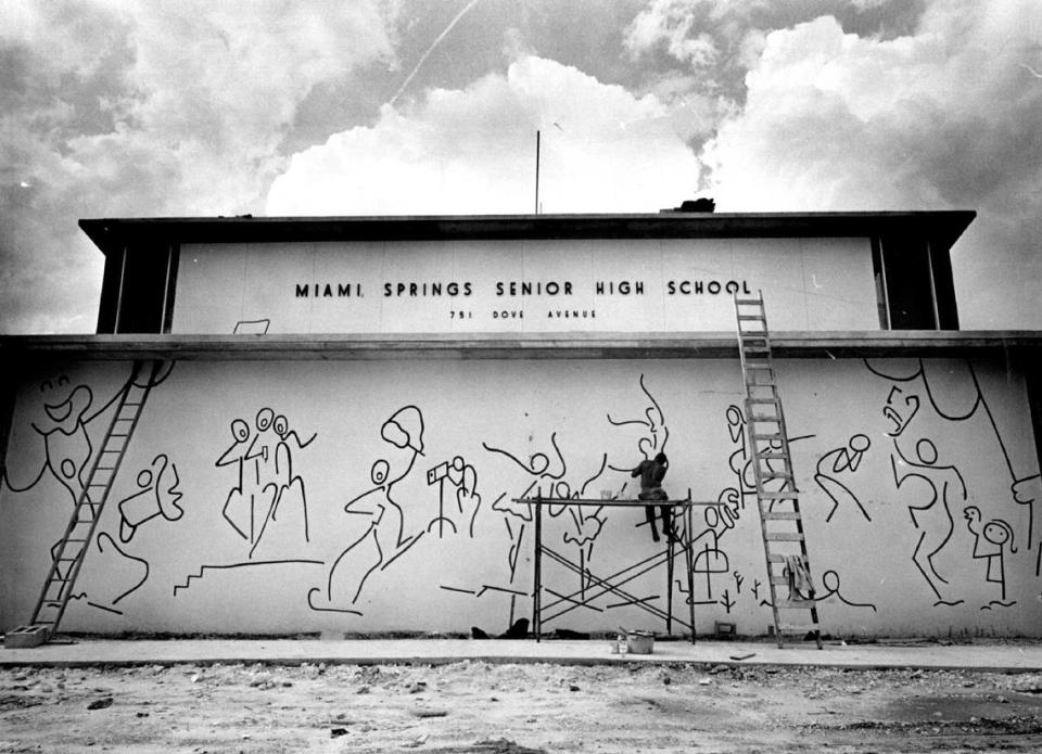 Miami Springs Senior High School in 1964. Miami Herald File