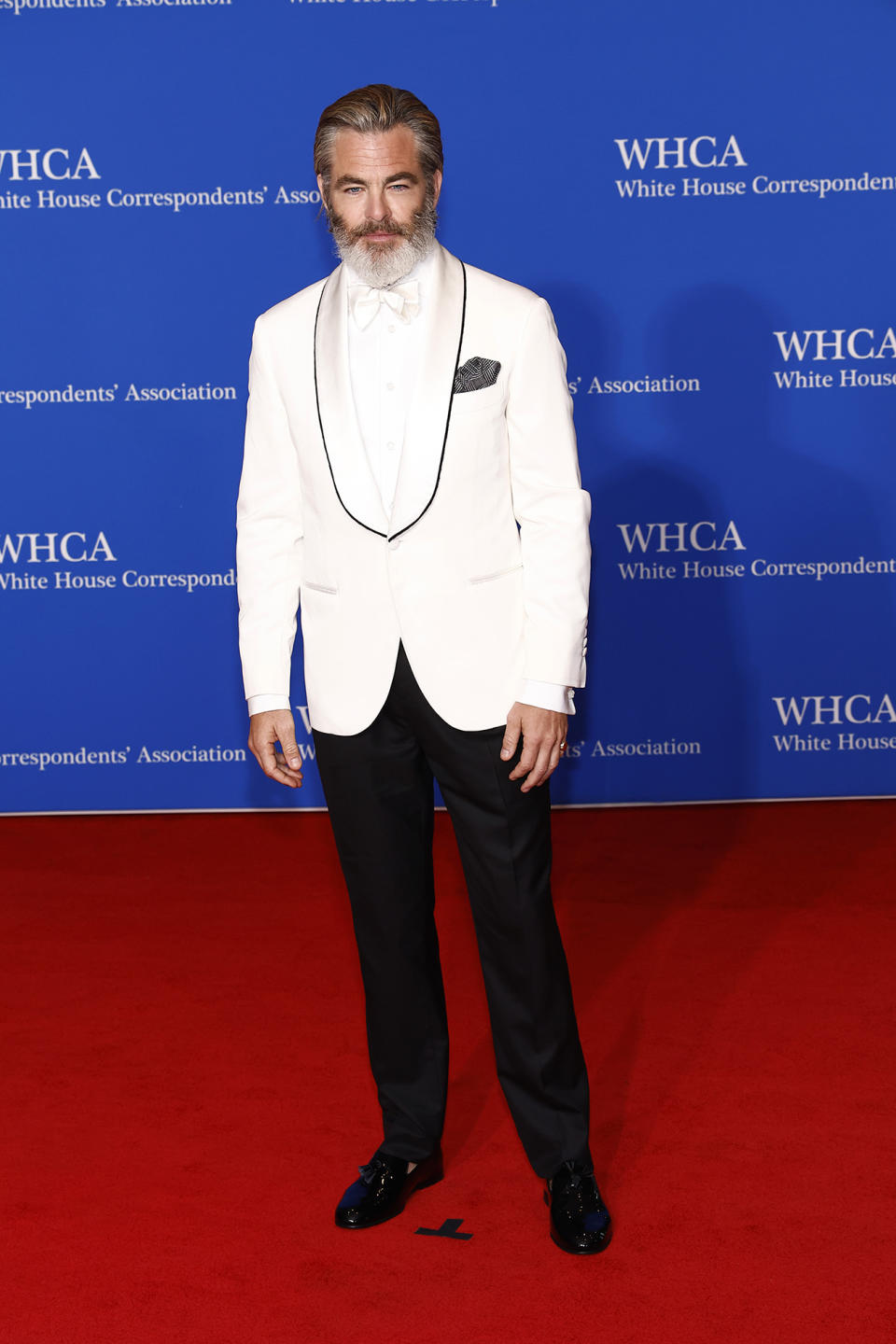 WASHINGTON, DC - APRIL 27: Chris Pine attends the 2024 White House Correspondents' Dinner at The Washington Hilton on April 27, 2024 in Washington, DC. (Photo by Paul Morigi/Getty Images)