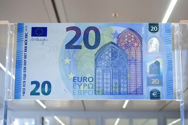 La nuova banconota da 20 euro è in circolazione dal 25 novembre 2015