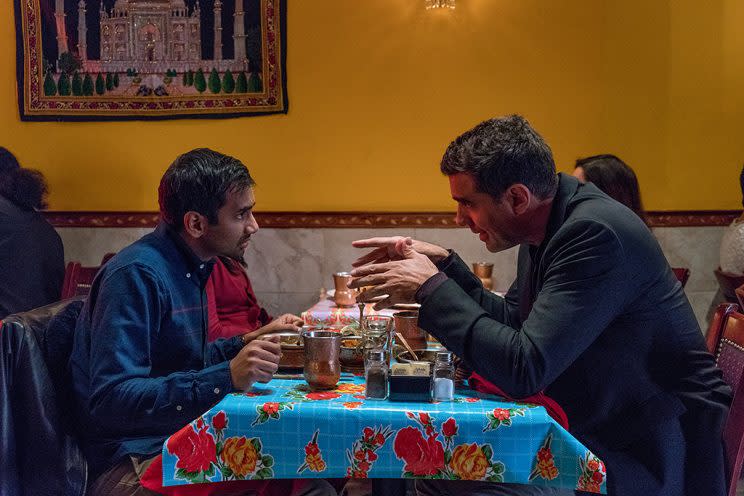 Aziz Ansari as Dev Shah and and Bobby Cannavale as Chef Jeff in Netflix’s ‘Master of None’ (Photo: Netflix)