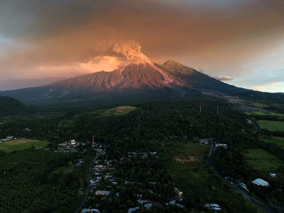 Volcan de Fuego’s most powerful eruption in 42 years completely wiped out La Reunion Reserva (Getty)