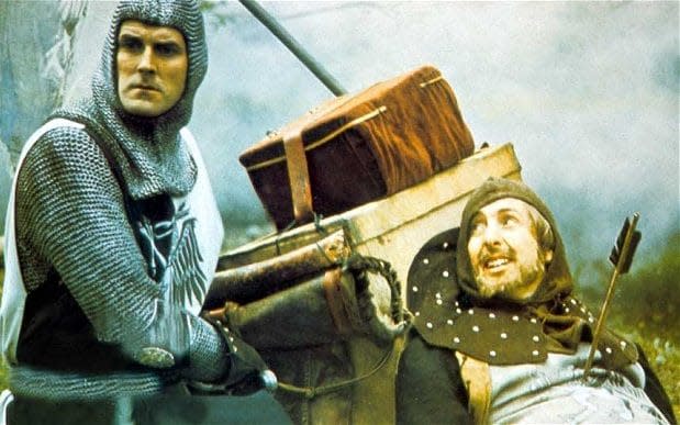 Some of the forgotten sketches were written for Monty Python and the Holy Grail