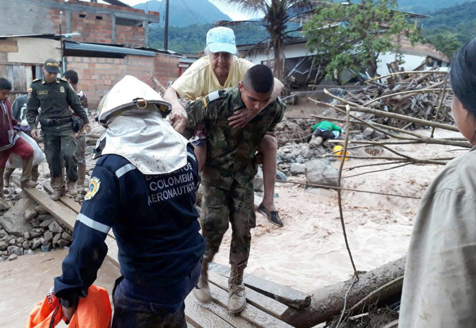 Death toll continues to rise in Colombia landslide