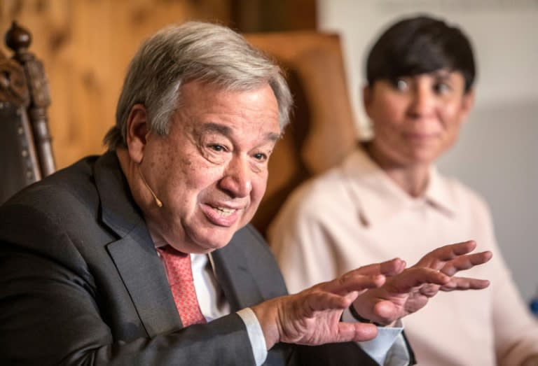 UN Secretary General Antonio Guterres said migration is "inevitable", while speaking on the sidelines of an annual forum gathering peace mediators near Oslo