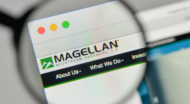  Magellan Midstream Partners (MMP) logo on the website homepage.