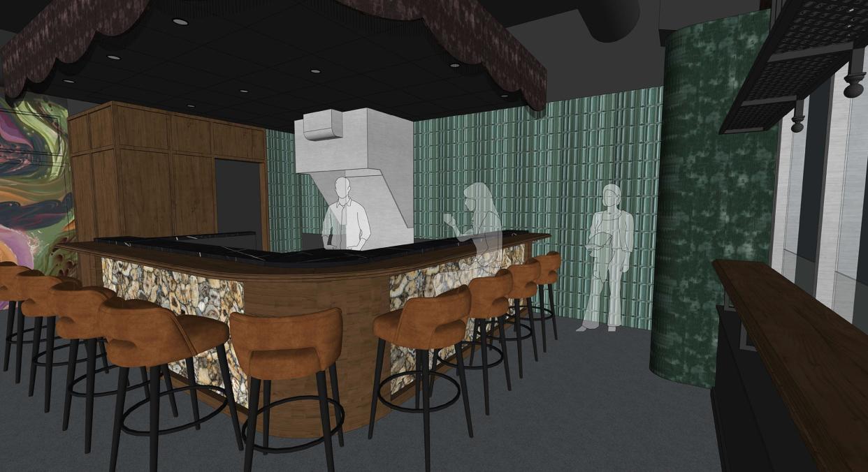1033, a 16-seat restaurant serving raw bar items, small plates and wine, is due to open at 1033 S. First St. in spring.