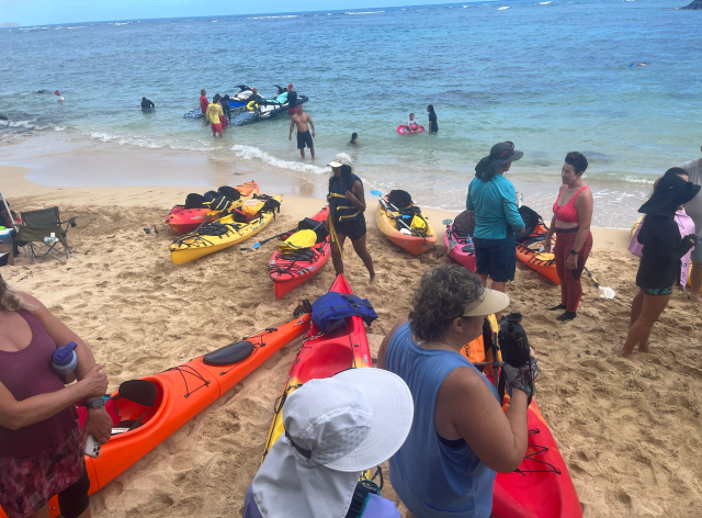 Failed kayak damashi attempt - Hawaii Nearshore Fishing