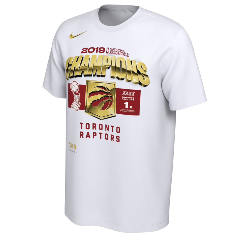 Toronto Raptors Men's Nike 2019 Locker Room Champs Tee