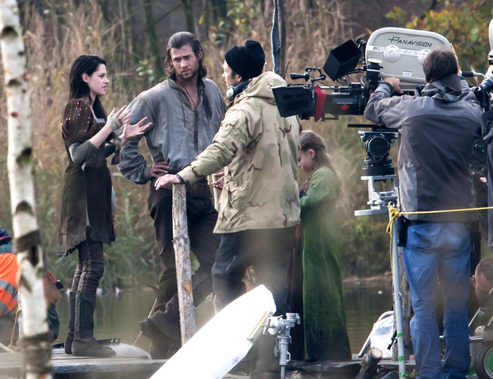 Spotted on Set Snow White and the Huntsman 2011