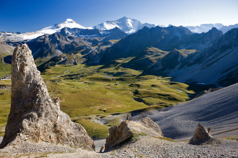 Mountains near Tignes in summer - Credit: GETTY