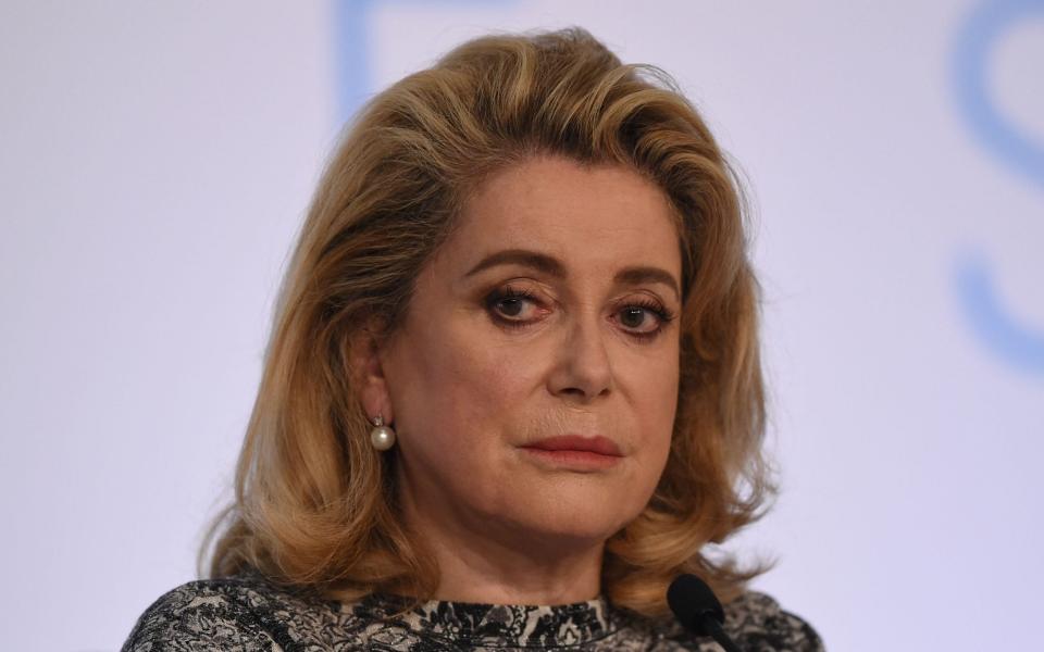 The film star Catherine Deneuve has become a lodestar for France's resistance to cancel culture - AFP