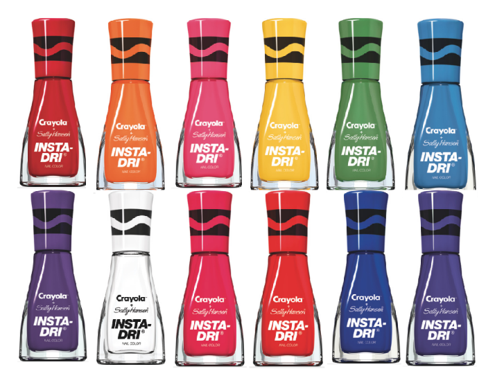 The Sally Hansen x Crayola collaboration will take you back to your carefree childhood days