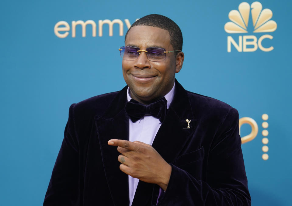 Kenan Thompson arrives at the 74th Primetime Emmy Awards on Monday, Sept. 12, 2022, at the Microsoft Theater in Los Angeles. (AP Photo/Jae C. Hong)