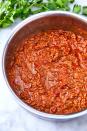 <p>The ultimate way to transform a package of ground beef into something showstopping. </p><p>Get the recipe from <a href="https://www.delish.com/cooking/recipe-ideas/recipes/a7600/bolognese-sauce-recipe/" rel="nofollow noopener" target="_blank" data-ylk="slk:Delish;elm:context_link;itc:0;sec:content-canvas" class="link ">Delish</a>. </p>