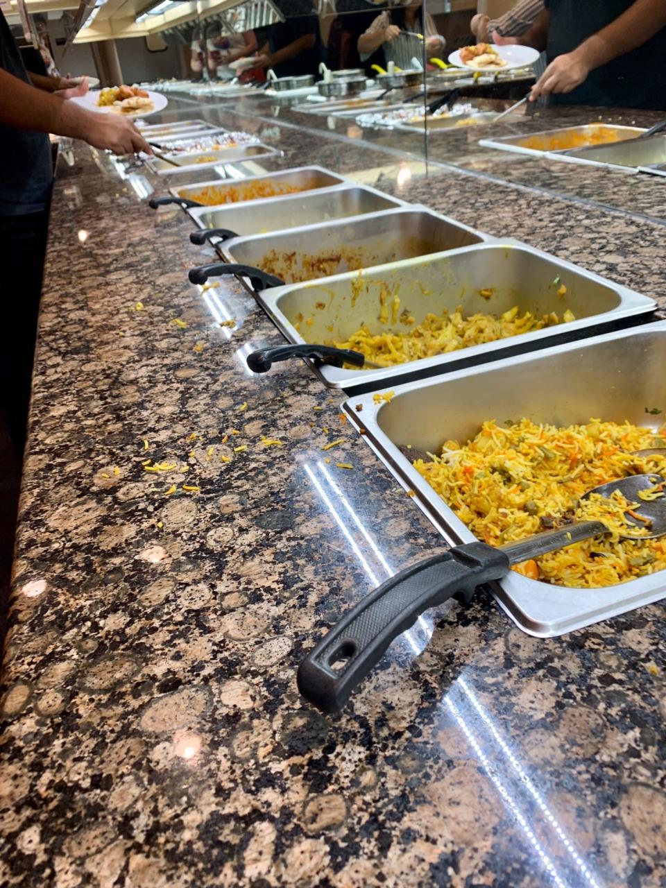 Mayuri’s menu is extensive, offering a variety of dosa specialties and vegetarian options, and other dishes. You’ll also find a varied selection at their lunch buffet in Mayuri’s new, attractive location on Simpson Avenue.