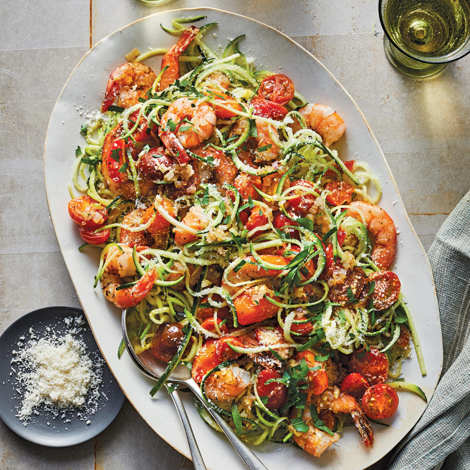 Easy Shrimp Scampi with Zucchini Noodles