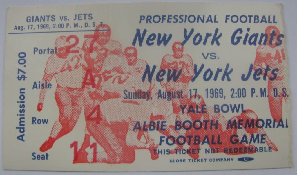 1963 New York Giants Football Program Art - Row One Brand