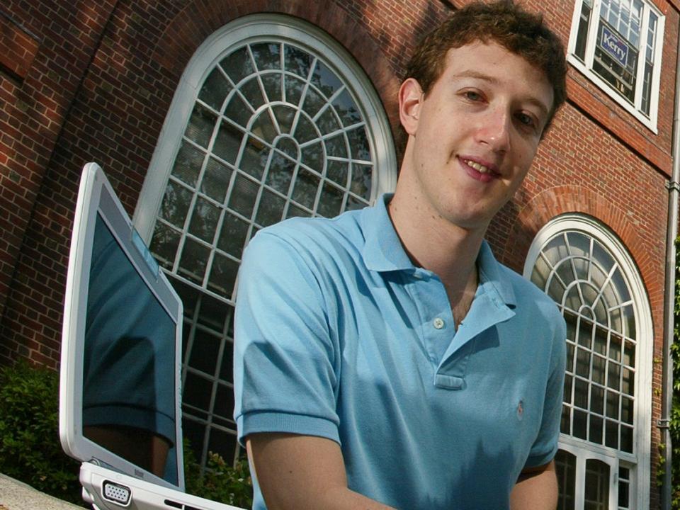 mark zuckerberg harvard college young