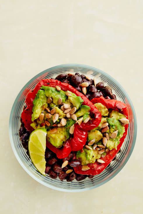 Avocado and Lime Bean Bowl