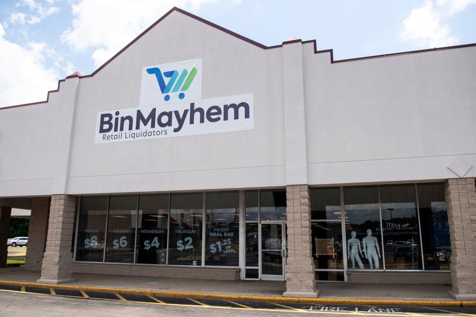BinMayhem, photographed on Thursday, June 30, 2022, is a bin-based discount retail store opening soon on Clinton Highway in Knoxville.  