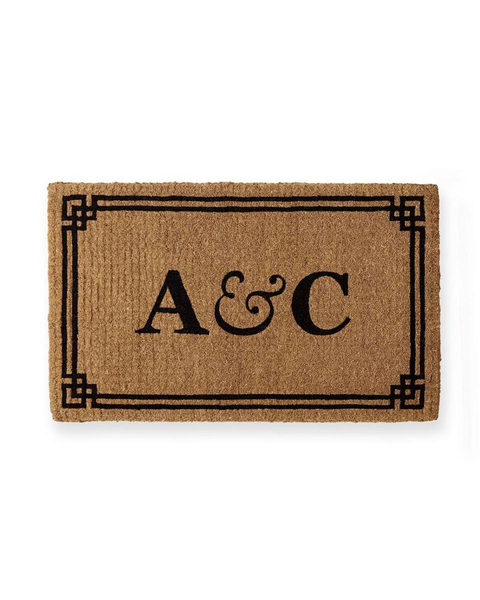 24) Personalized Doormat