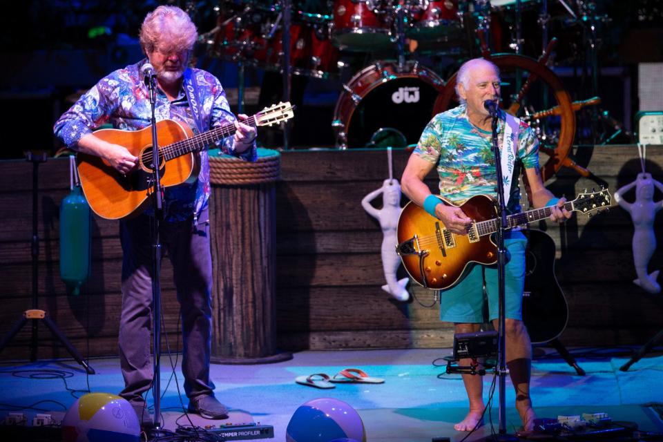 Jimmy Buffett and the Coral Reefer Band's performs at Alpine Valley Music Theatre on July 20, 2019.