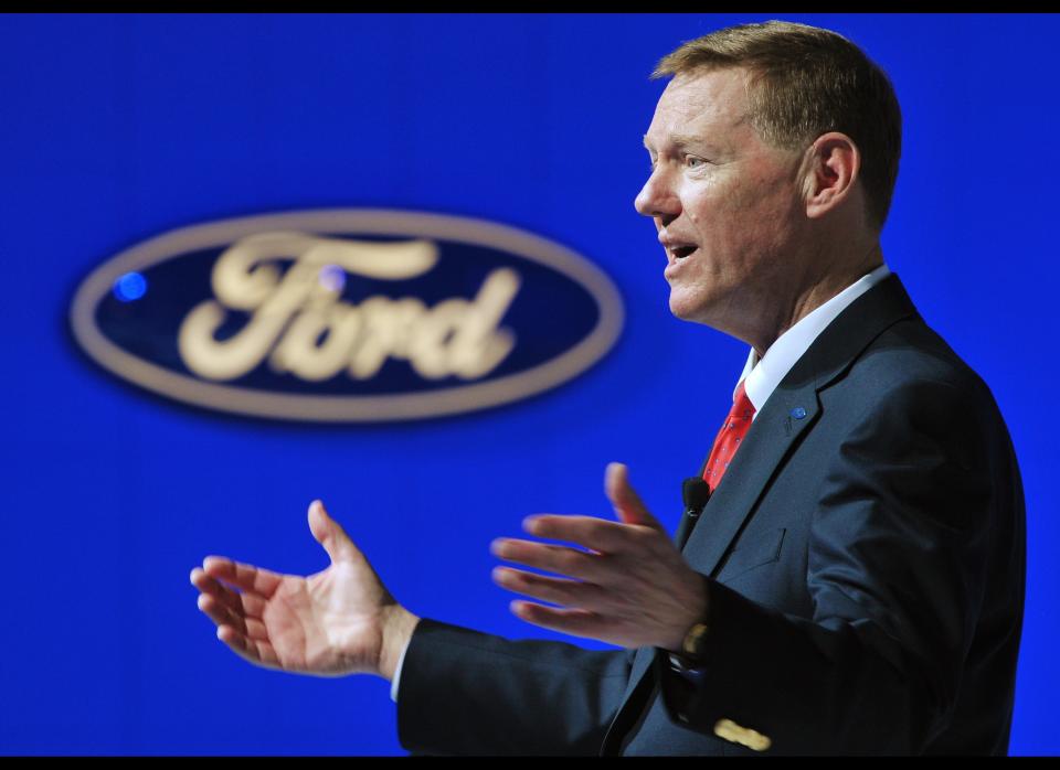 Ford CEO Alan Mulally made $26.5 million last year, as his company received a $75 million federal tax refund. Obama named him to the President's Export Council in 2010.