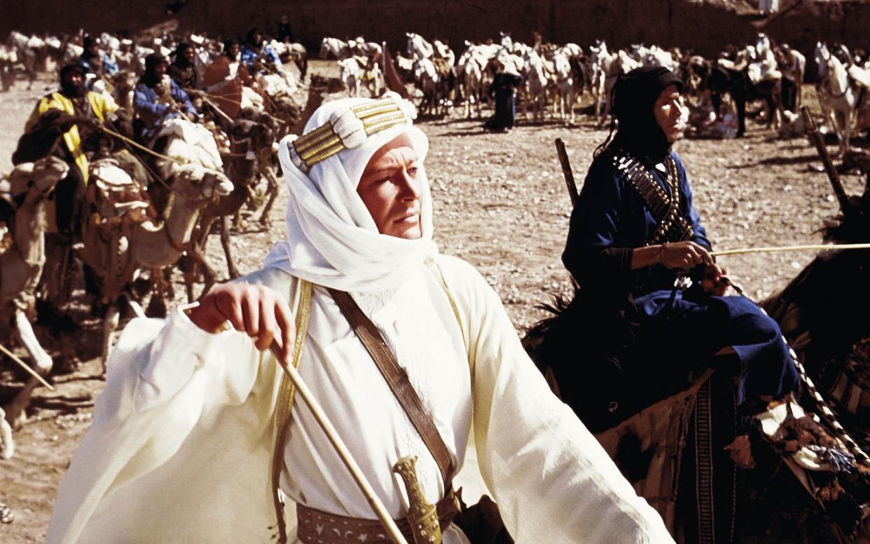 Peter O'Toole in Lawrence of Arabia