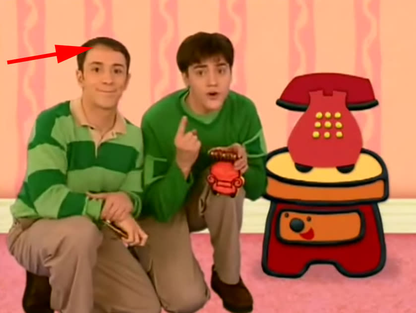 Steve blues clues balding arrow