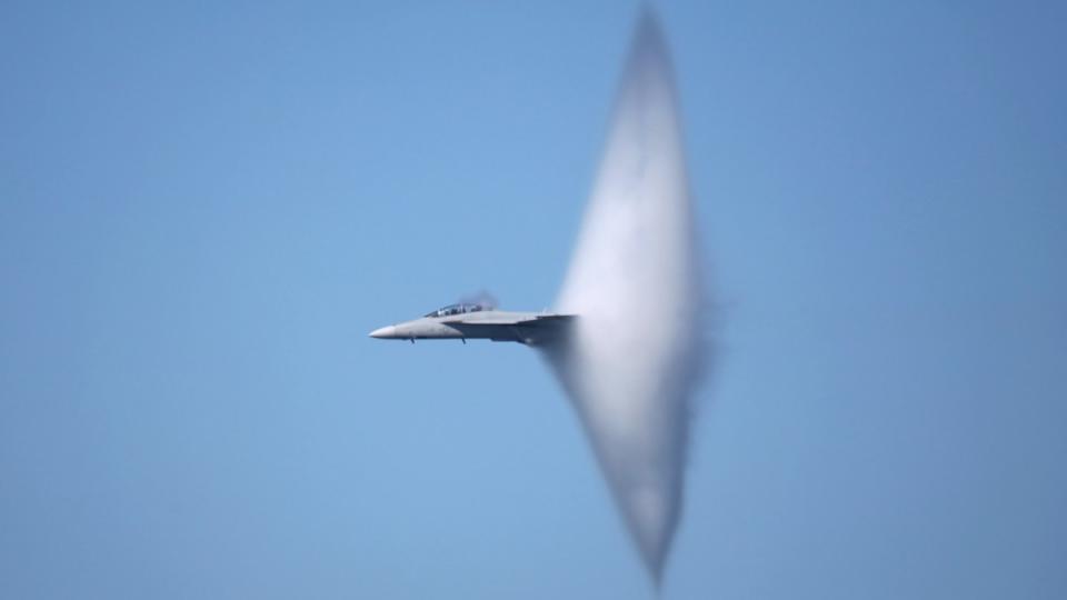Supersonic flights Sonic Boom. 