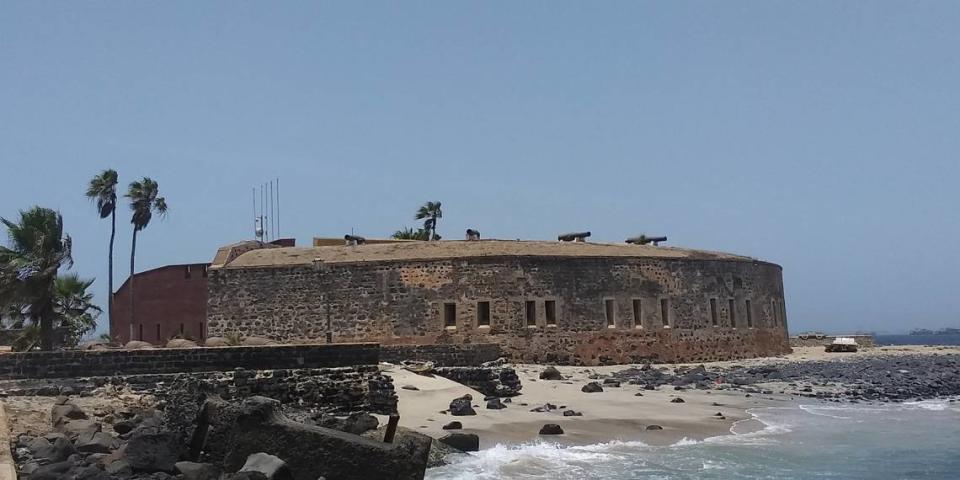 Fuerte de la isla de Gorée, isla de antiguos esclavos.