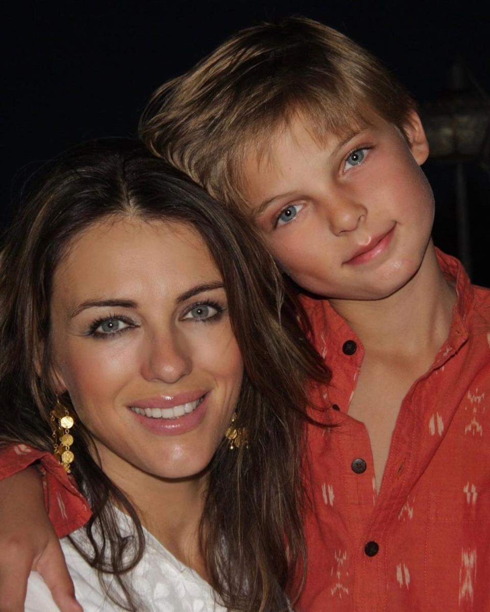 Liz Hurley brought Damian up single handedly (Instagram @damianhurley1)