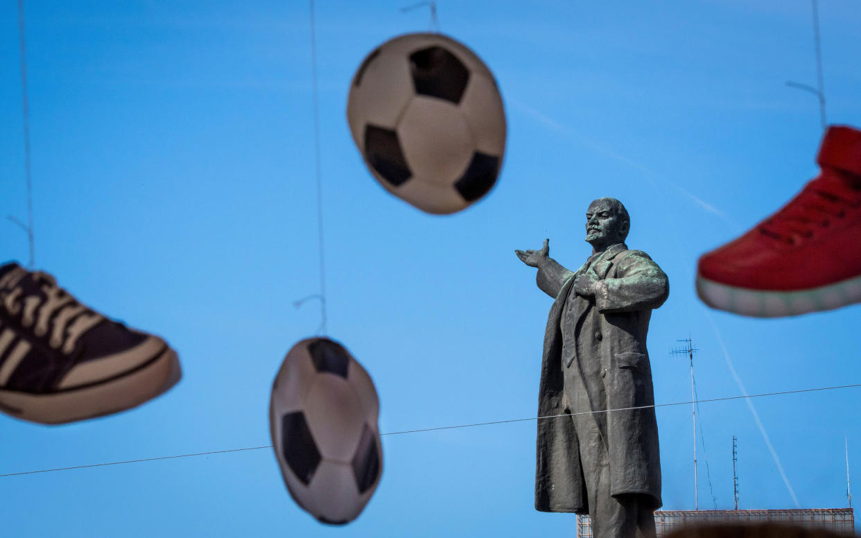 The World Cup will roll into Russia in June - This content is subject to copyright.