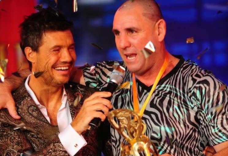 Tinelli bajó a La Mole de ‘Bailando 2017’. – Foto: Twitter/AngeldeBritoOk