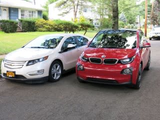 2014 BMW i3 REx vs Chevrolet Volt comparison [photos: David Noland, Tom Moloughney]