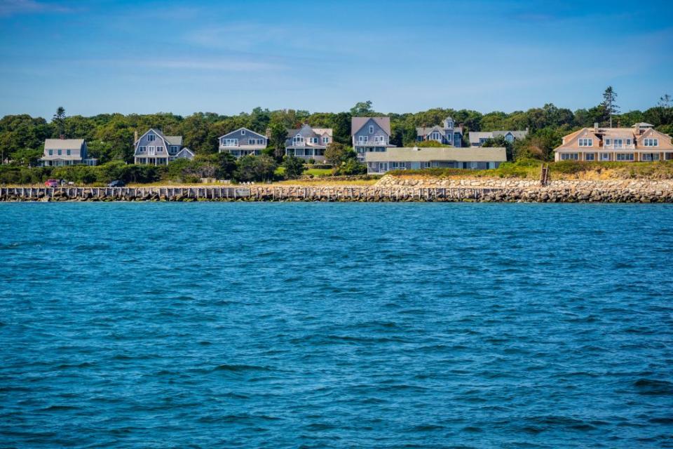 Epic shot of The Vineyard Island from our boat in Martha’s Vineyard