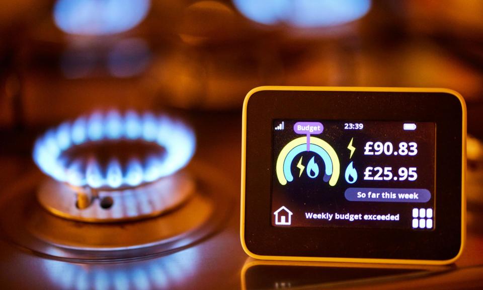 <span>The new energy price cap will apply from April to June before it is adjusted again in July.</span><span>Photograph: Christopher Thomond/The Guardian</span>