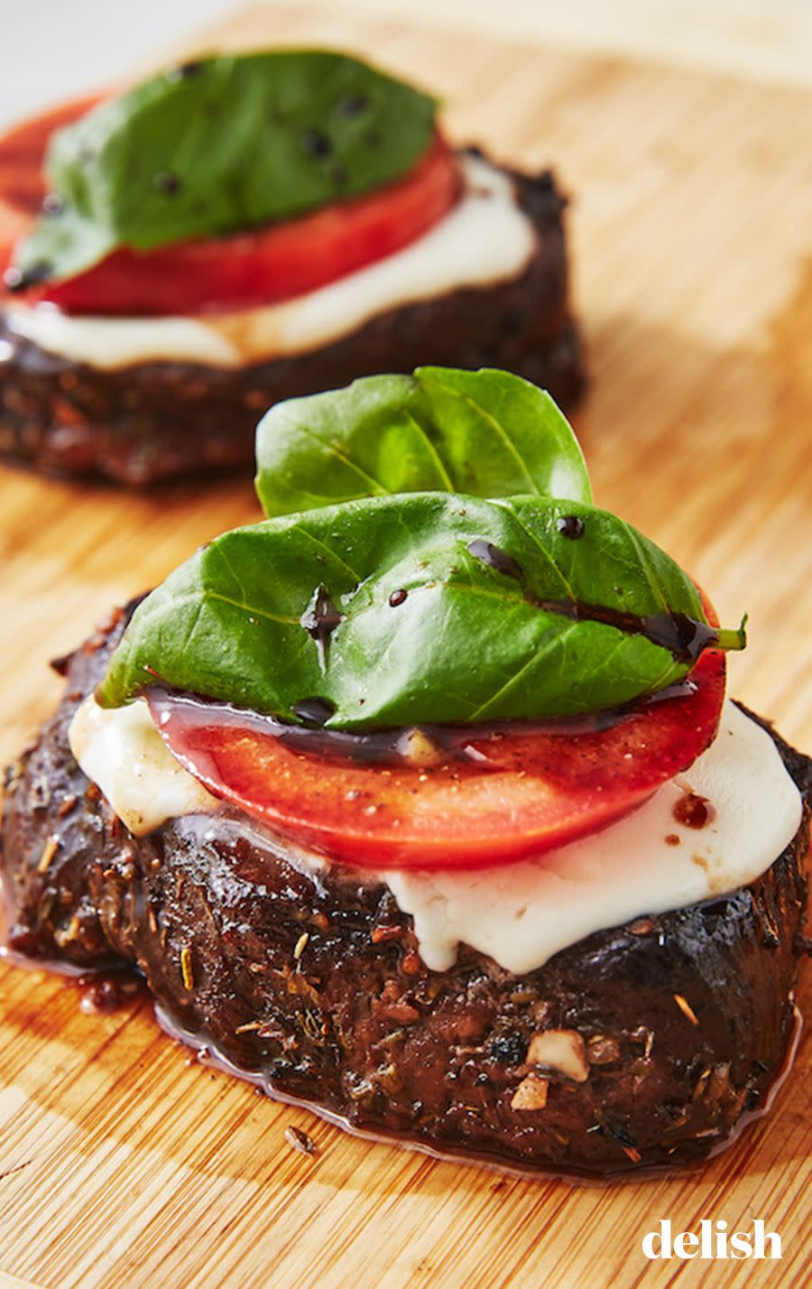 <p>You only need to make two pieces of of Caprese Steak stacks for a special holiday dinner.</p><p>Get the recipe from <a href="https://www.delish.com/cooking/recipe-ideas/recipes/a48615/caprese-steak-recipe/" rel="nofollow noopener" target="_blank" data-ylk="slk:Delish;elm:context_link;itc:0;sec:content-canvas" class="link ">Delish</a>.</p>