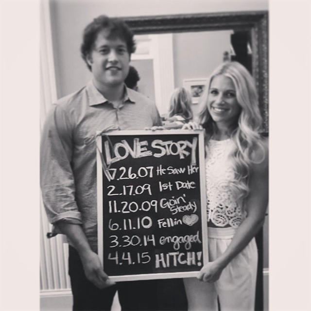 Photos: Meet The Wife Of Rams Quarterback Matthew Stafford