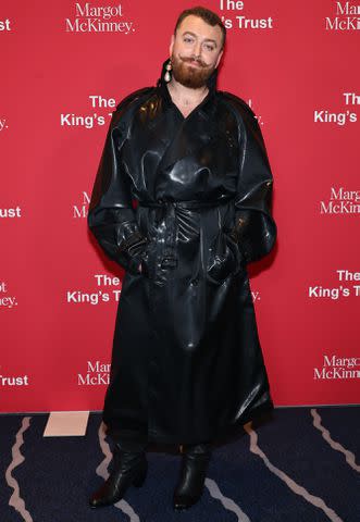 <p>Theo Wargo/Getty Images</p> Sam Smith attends The King's Trust