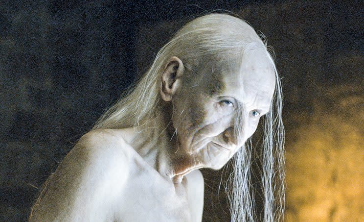 Melisandre’s true form as revealed last season on <em>Game of Thrones.</em> (Photo: HBO)