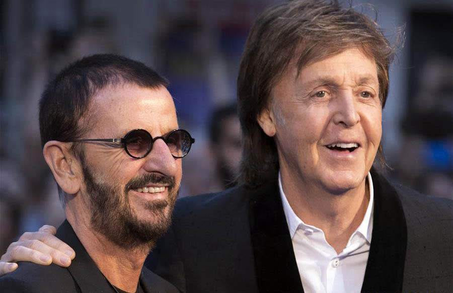 Paul McCartney y Ringo Starr se reencontraron para el estreno de la  película de The Beatles - La Demajagua