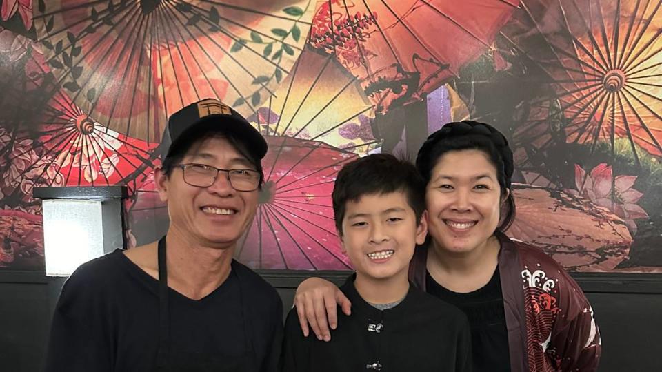 Van and Krits Tran, shown with their son, Quincy, recently opened Little Jo-To restaurant at 5911 53rd Ave. E., Bradenton.