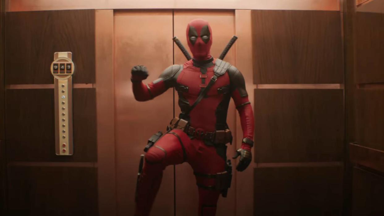  Ryan Reynolds as Wade Wilson in Deadpool and Wolverine. 