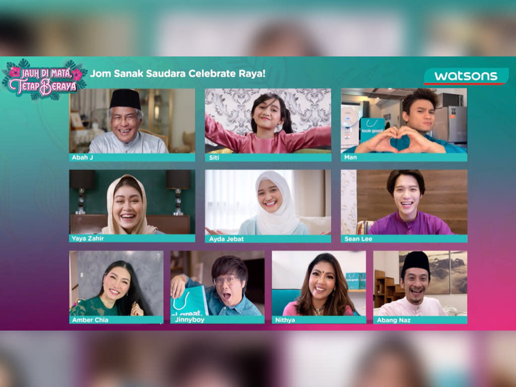 Local celebs come together to bring some Raya joy to Malaysians during CMCO.