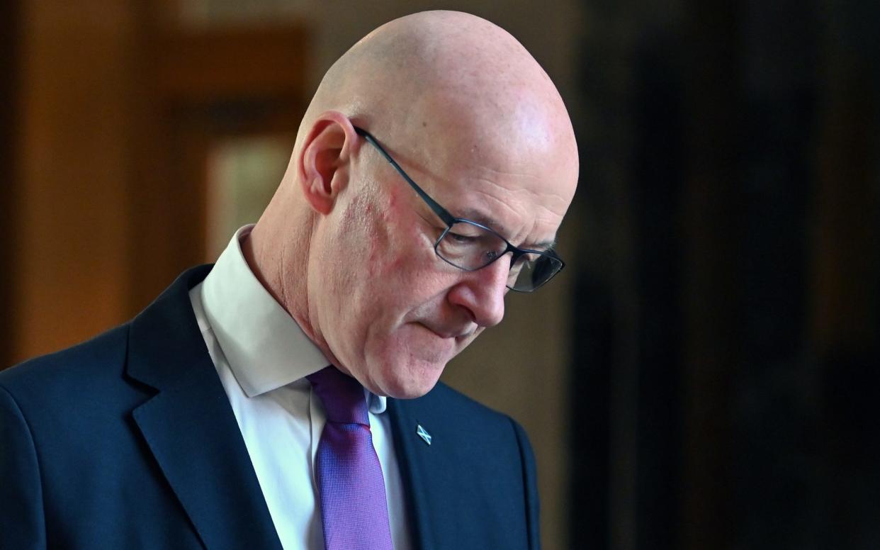 John Swinney said his administration was only given 90 minutes notice of the Chancellor's announcement